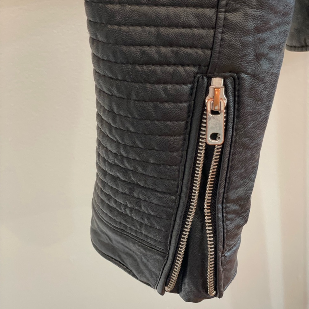Zara Leather Moto Jacket - Picture 7 of 7